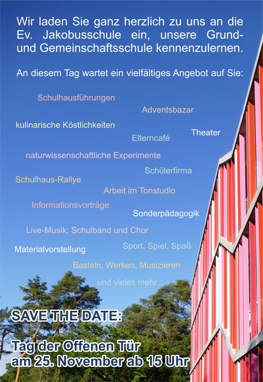 Tag der offenen Tür Programm