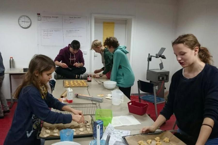 In der Weihnachtsbäckerei…