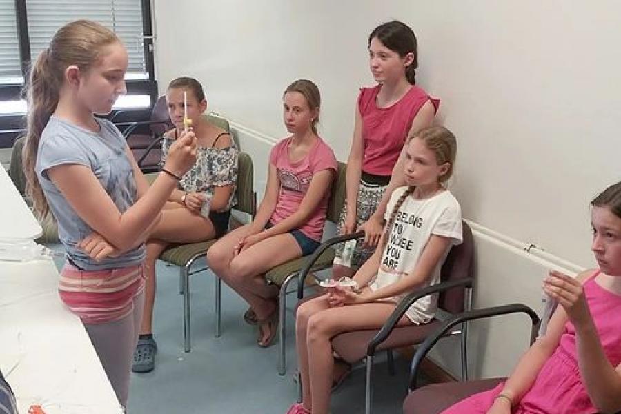 Am Mittwoch war ein ganz besonderer Tag für die Schulsanitäter