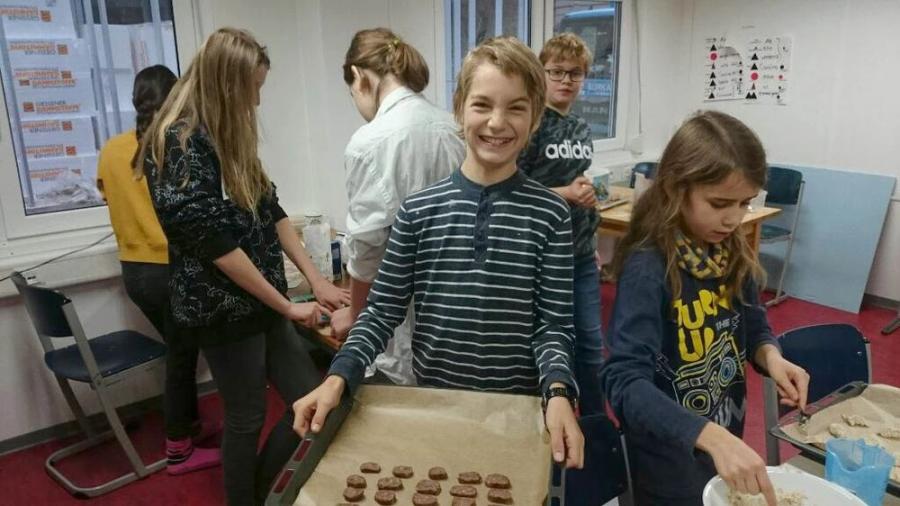 In der Weihnachtsbäckerei…