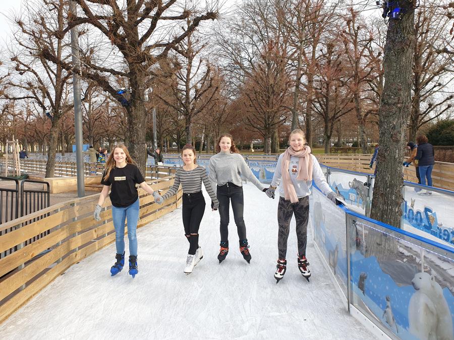 Schlittschuhlaufen der Saphire